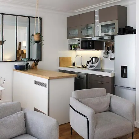 شقة Lovely Love Nest Near Montmartre باريس